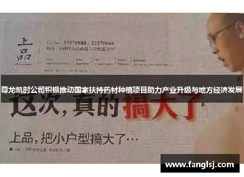 尊龙凯时公司积极推动国家扶持药材种植项目助力产业升级与地方经济发展